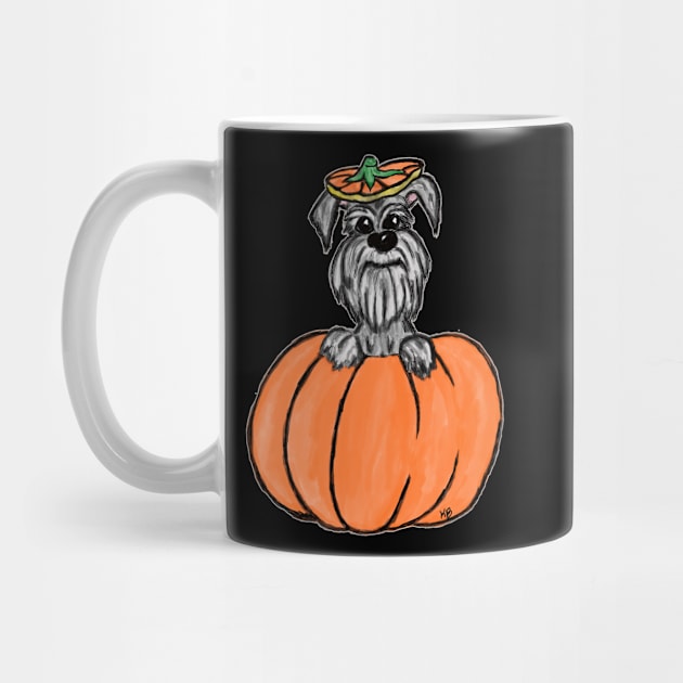 Schnauzer in a Pumpkin by BlueTiger